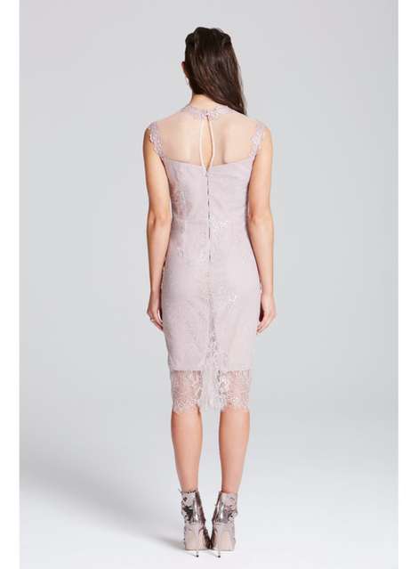 Mink lace outlet dress